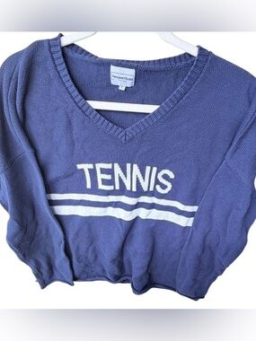 Newport‎ Knits Tennis Sweater Size Large Cotton